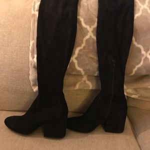 Above the Knee Suede Boots